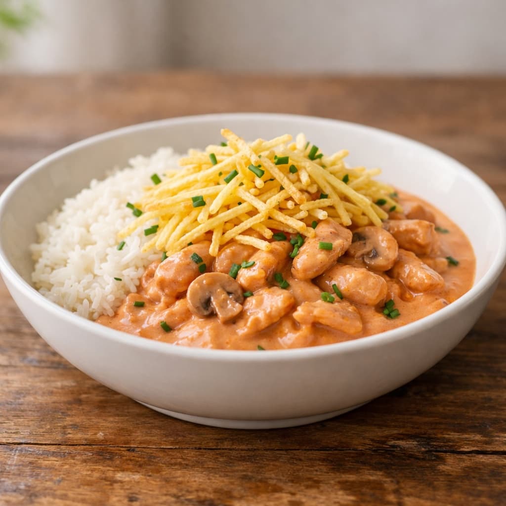 Strogonoff de Frango 🇧🇷